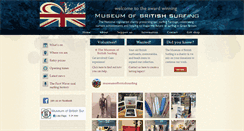 Desktop Screenshot of museumofbritishsurfing.org.uk